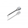 Miniature stylus arm for removable  stylus tip ø 1 mm